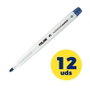 Milán Caja de 12 Rotuladores para Pizarra Blanca Azul 3,7 mm